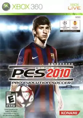 Pro Evolution Soccer 2010 (USA) box cover front